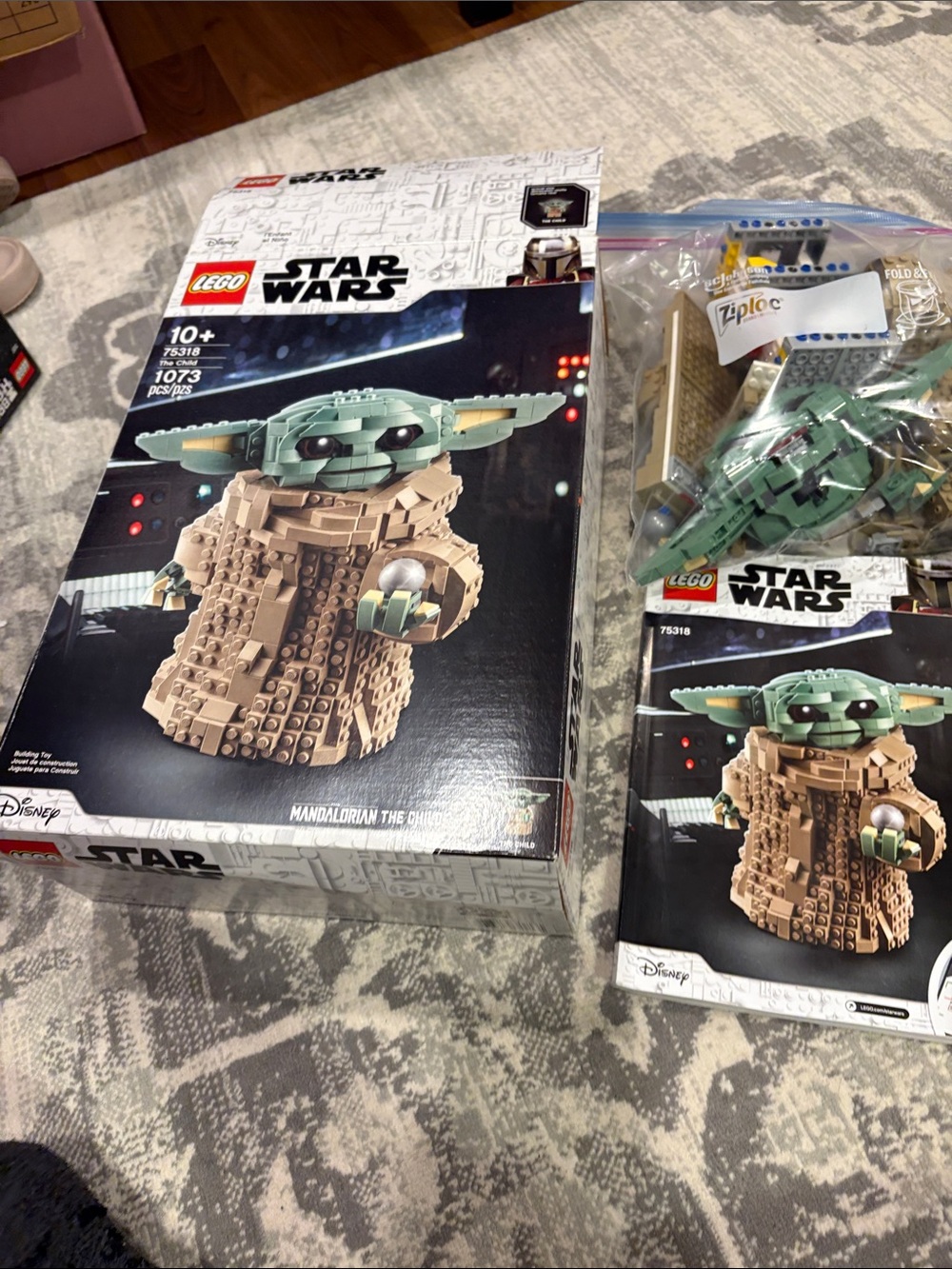 Lego Star Wars Grogu Buildable Figure - Green & Tan